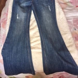 Dark Wash Flared Jeans